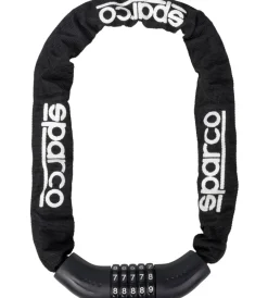 Lucchetto a catena per bicicletta nero con combinazione><noscript><img width=