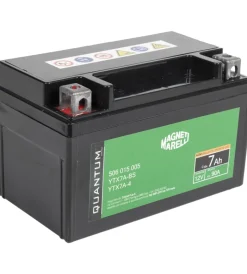 Magneti marelli batteria moto e scooter 7ah 12v 90a tecnologia agm sigillata polo positivo sinistro></noscript> Hot