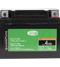 Magneti marelli batteria moto e scooter 4ah 12v 50a tecnologia agm sigillata polo positivo destro></noscript>