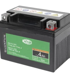 Magneti marelli batteria moto e scooter 4ah 12v 50a tecnologia agm sigillata polo positivo destro></noscript>