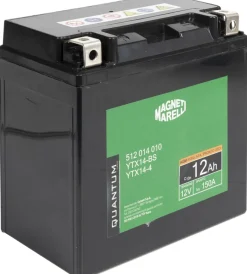 Magneti marelli batteria moto e scooter 12ah 12v 150a tecnologia agm sigillata polo positivo sinistro></noscript> Discount