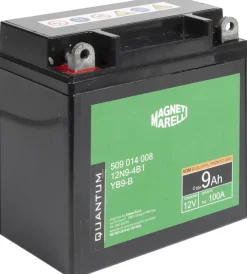 Magneti marelli batteria moto e scooter 9ah 12v 100a tecnologia agm sigillata polo positivo sinistro> Online