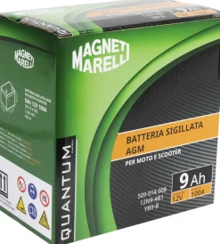 Magneti marelli batteria moto e scooter 9ah 12v 100a tecnologia agm sigillata polo positivo sinistro></noscript> Online