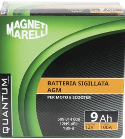 Magneti marelli batteria moto e scooter 9ah 12v 100a tecnologia agm sigillata polo positivo sinistro></noscript> Online