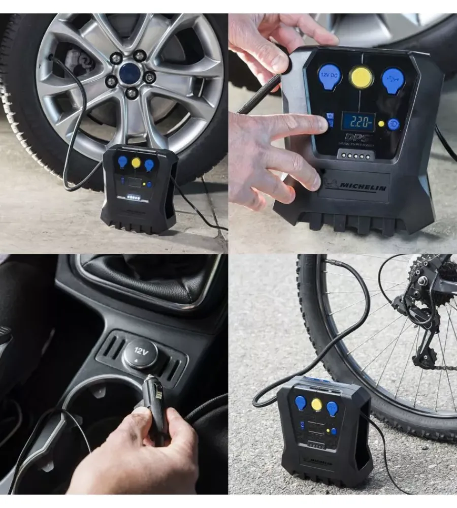 Mini compressore digitale 12v 7 bar>Michelin New