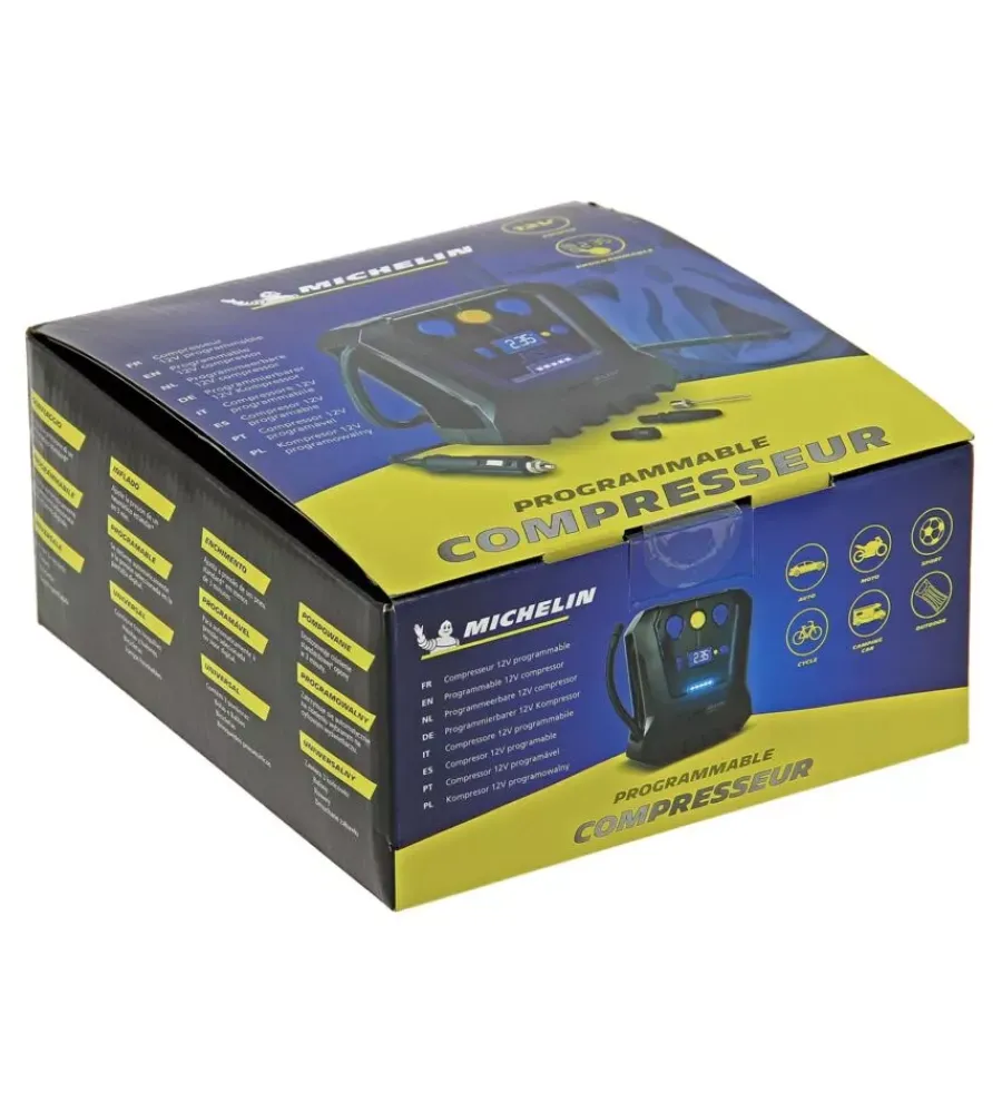 Mini compressore digitale 12v 7 bar>Michelin New