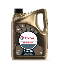 Olio motore "total synthetic 5w40" 4 litri> Discount