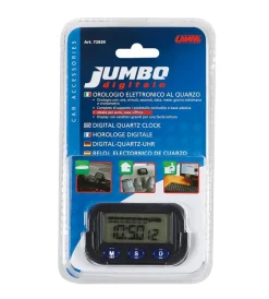 Orologio digitale quarzo con supporto per auto "jumbo">Lampa New