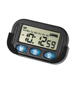 Orologio digitale quarzo con supporto per auto 