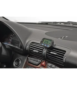 Orologio digitale quarzo con supporto per auto 