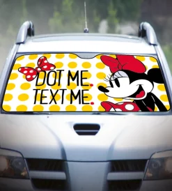 Parasole anteriore suv "disney minnie mouse" 150x80 cm> Best