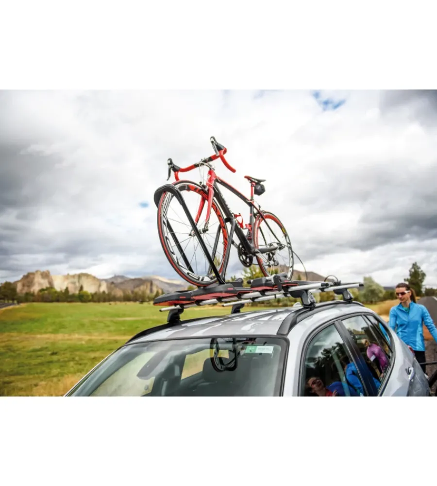 Porta bicicletta da tetto "highroad" con fissaggio ruota anteriore colore nero y8002124>Yakima Clearance