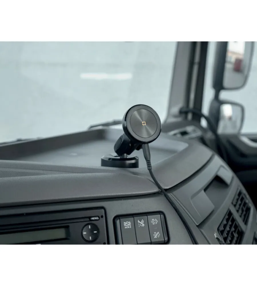 Porta telefono magnetico "mag wireless orbit" con ricarica wireless e attacco a ventosa adesiva - 91806>Lampa Online
