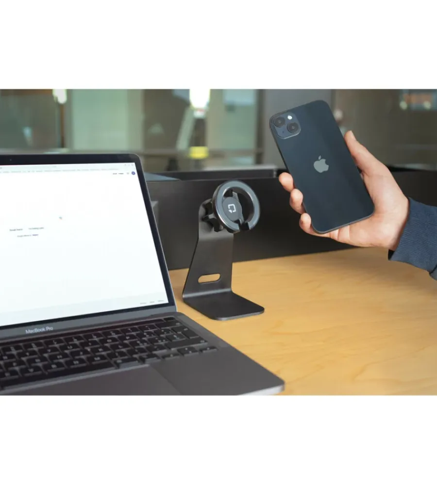 Porta telefono magnetico da tavolo "mag pro stand" con base adesiva - 91769>Lampa Sale