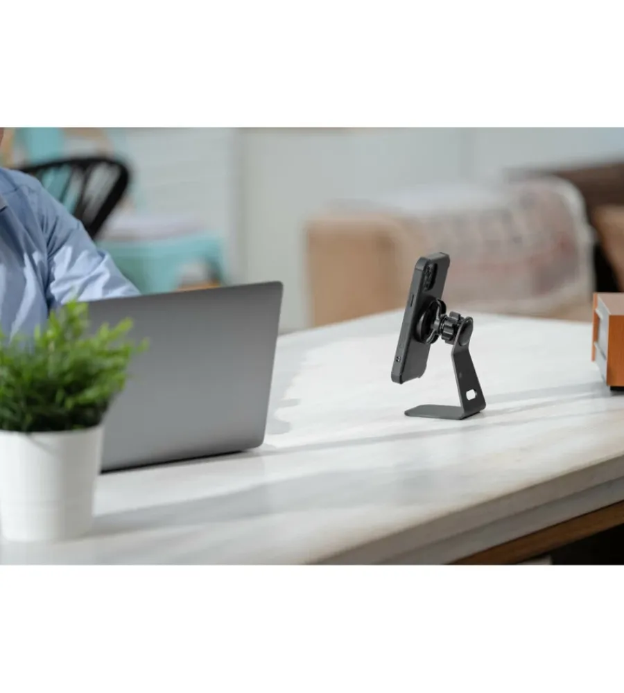 Porta telefono magnetico da tavolo "mag pro stand" con base adesiva - 91769>Lampa Sale