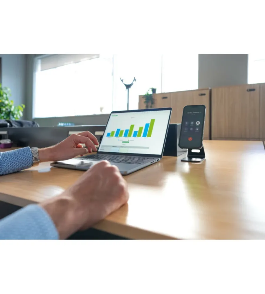 Porta telefono magnetico da tavolo "mag pro stand" con base adesiva - 91769>Lampa Sale