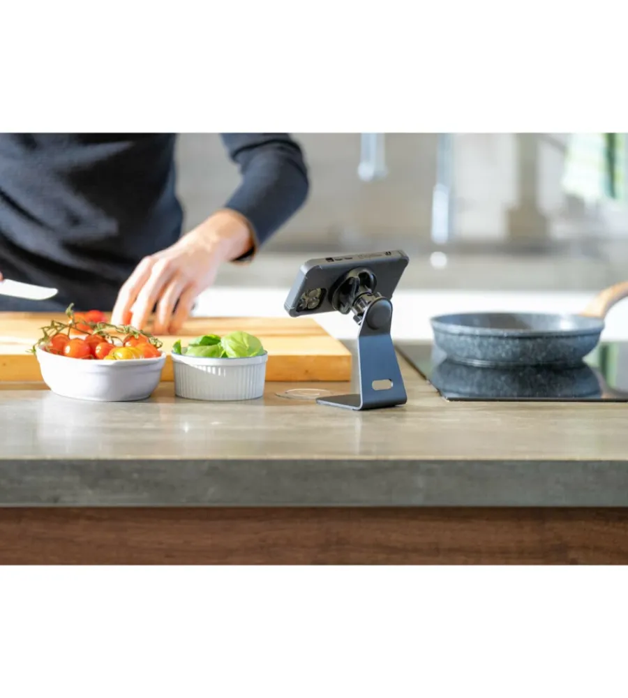 Porta telefono magnetico da tavolo "mag pro stand" con base adesiva - 91769>Lampa Sale