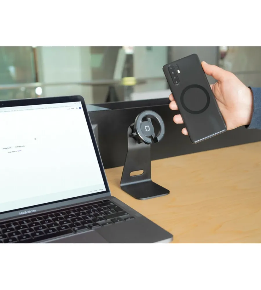 Porta telefono magnetico da tavolo "mag pro stand" con base adesiva - 91769>Lampa Sale