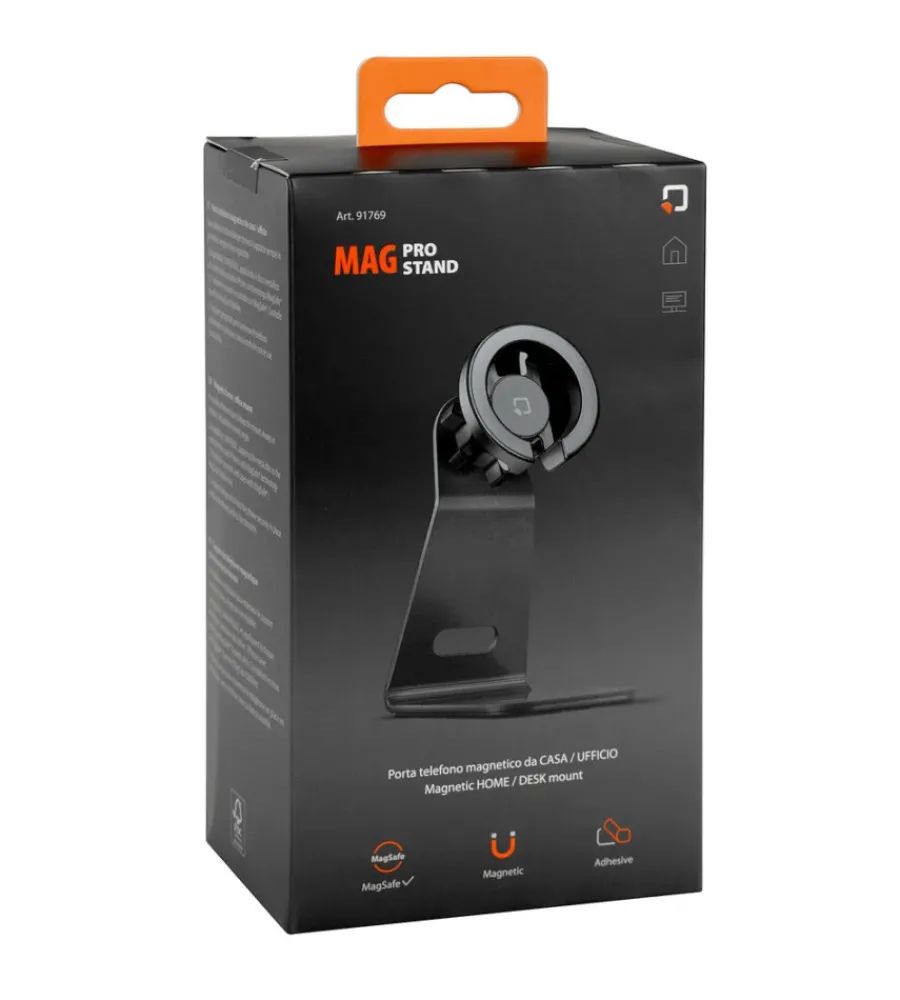 Porta telefono magnetico da tavolo "mag pro stand" con base adesiva - 91769>Lampa Sale