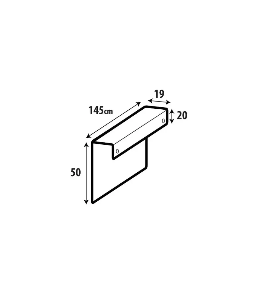 Portabici lampa "tailgate pad" per sponda posteriore pickup - cod. n50435>Nordrive Outlet