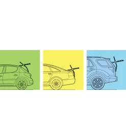 Portabiciclette posteriore 