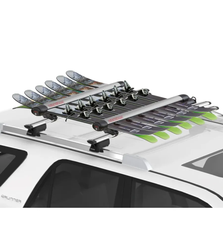 Portasci per barre da tetto "fatcat 6 evo silver" - y8003086>Yakima Outlet