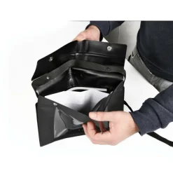 Portatarga per veicoli di prova magnetico con tasca portadocumenti e cinghia di sicurezza, 29x2x28 cm><noscript><img width=