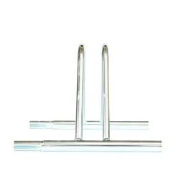 Rastrelliera portabici singola in ferro zincato con passaruota 5 cm 37x37x28 cm><noscript><img width=