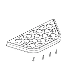 Ricambio copripedale con viti per portabici foldclick  yck672>Yakima Best