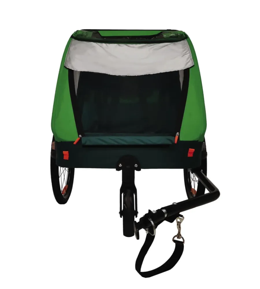 Rimorchio passeggino bici bellelli "trailblazer" 2 in 1 verde chiaro, 41 kg> Clearance