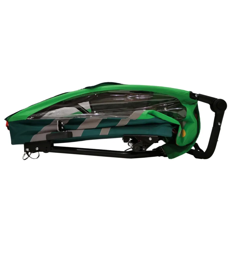 Rimorchio passeggino bici bellelli "trailblazer" 2 in 1 verde chiaro, 41 kg> Clearance