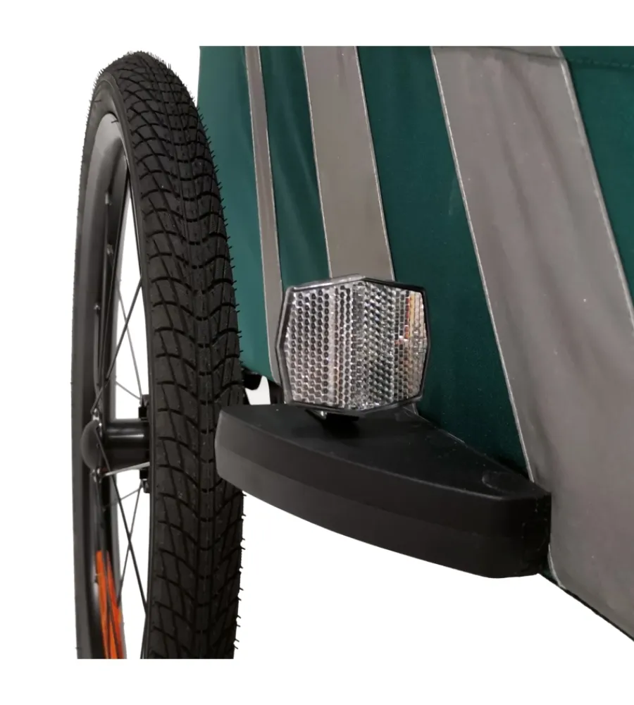 Rimorchio passeggino bici bellelli "trailblazer" 2 in 1 verde chiaro, 41 kg> Clearance