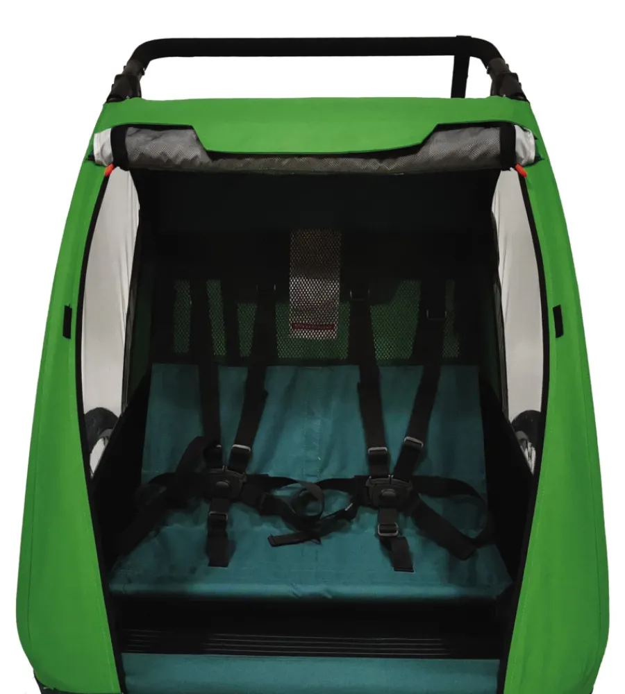 Rimorchio passeggino bici bellelli "trailblazer" 2 in 1 verde chiaro, 41 kg> Clearance