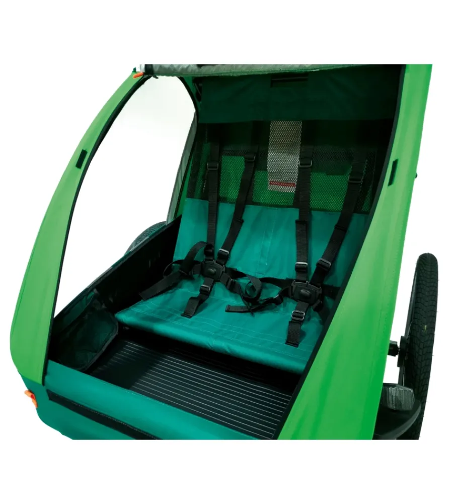 Rimorchio passeggino bici bellelli "trailblazer" 2 in 1 verde chiaro, 41 kg> Clearance