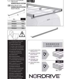 Rullo posteriore per ceste kargo rack system - r115 - 115 cm  n10231><noscript><img width=