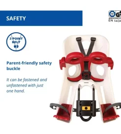 Seggiolino anteriore per bicicletta bellelli "freccia" silver, portata massima 15 kg> Hot