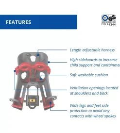 Seggiolino anteriore per bicletta bellelli 
