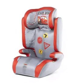 Seggiolino auto disney "cars" per bambini con altezza da 100 a 150 cm, ece r129> Sale