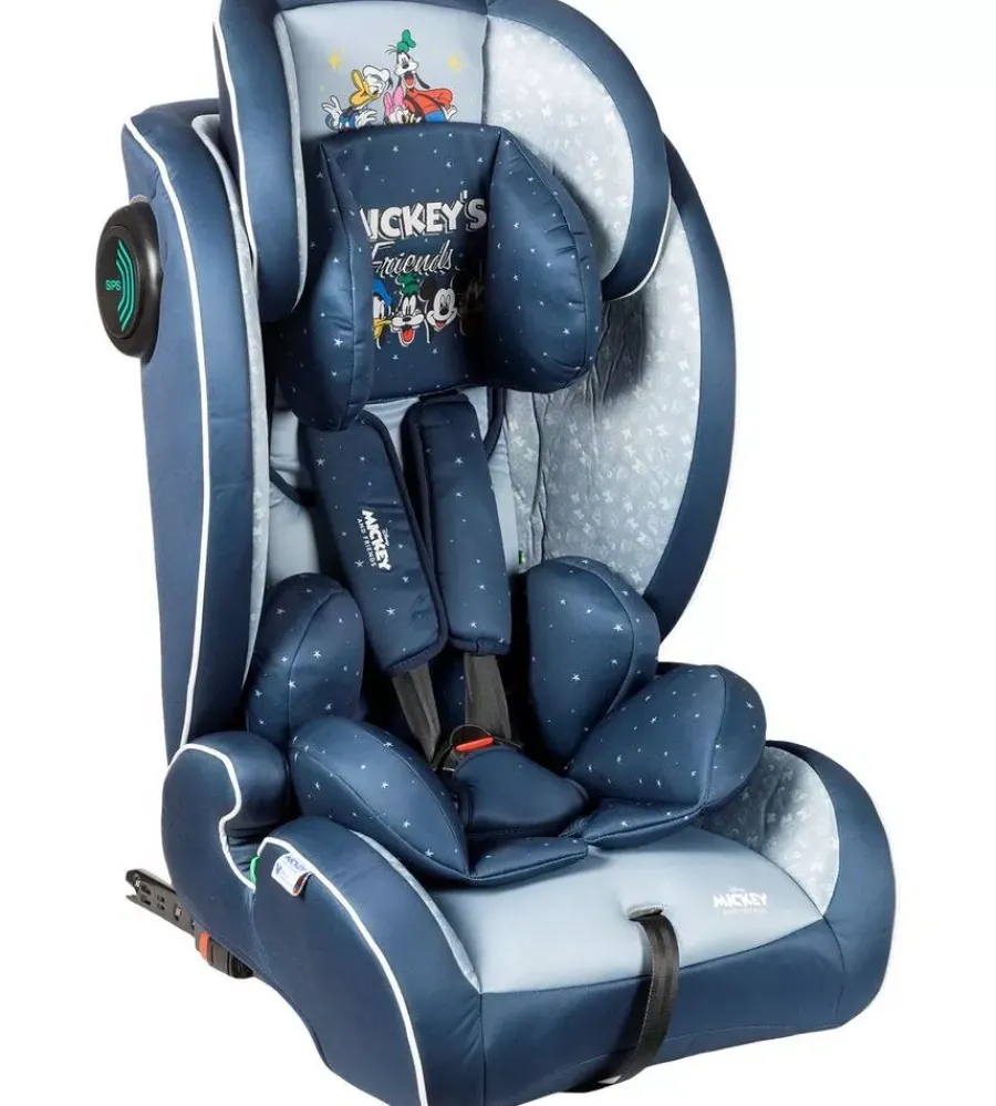 Seggiolino auto disney "mickey mouse" per bambini con altezza da 76 a 150 cm, ece r129> Best
