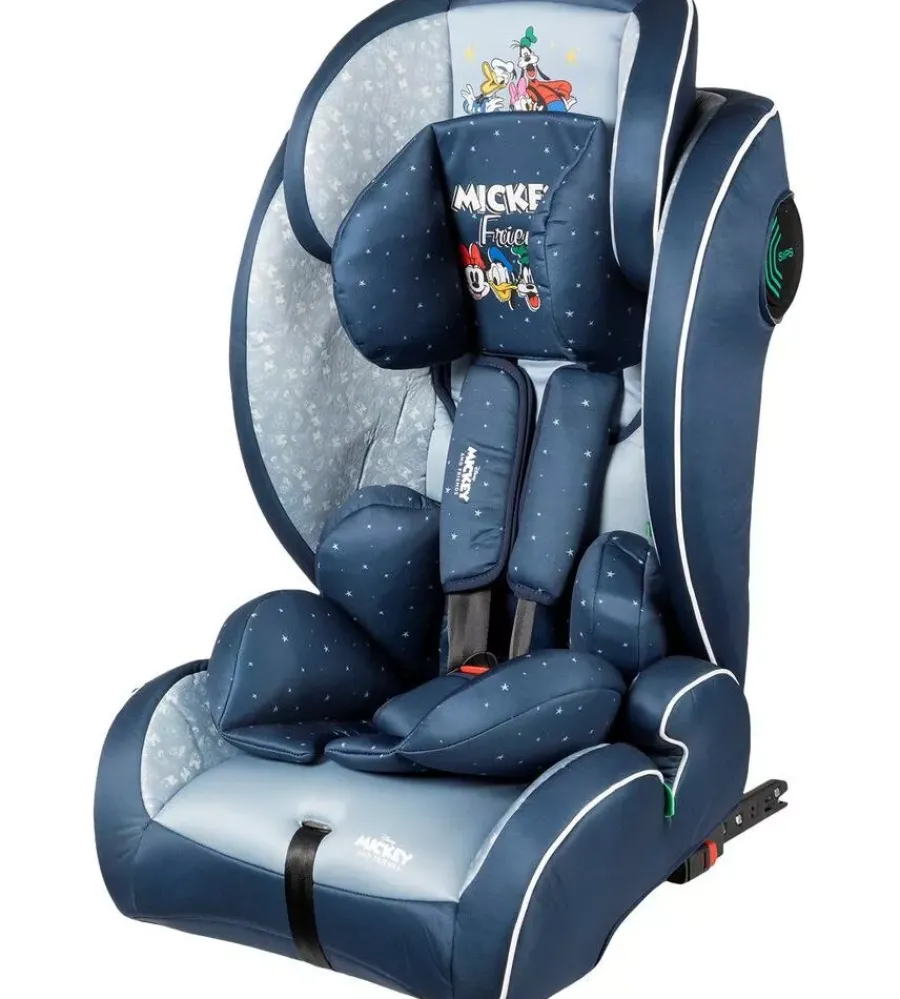 Seggiolino auto disney "mickey mouse" per bambini con altezza da 76 a 150 cm, ece r129> Best
