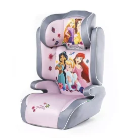 Seggiolino auto disney "princess" per bambini con altezza da 100 a 150 cm, ece r129>