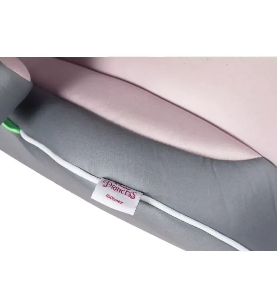 Seggiolino auto disney "princess" per bambini con altezza da 100 a 150 cm, ece r129>