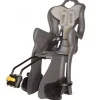 Seggiolino bici posteriore bellelli "b-one lux" grigio scuro, portata massima 22 kg> Sale