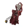 Seggiolino bici posteriore bellelli "b-one" bordeaux, portata massima 22 kg> Discount