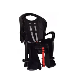 Seggiolino bici posteriore "tiger lux easy" nero, portata massima 22 kg> Outlet