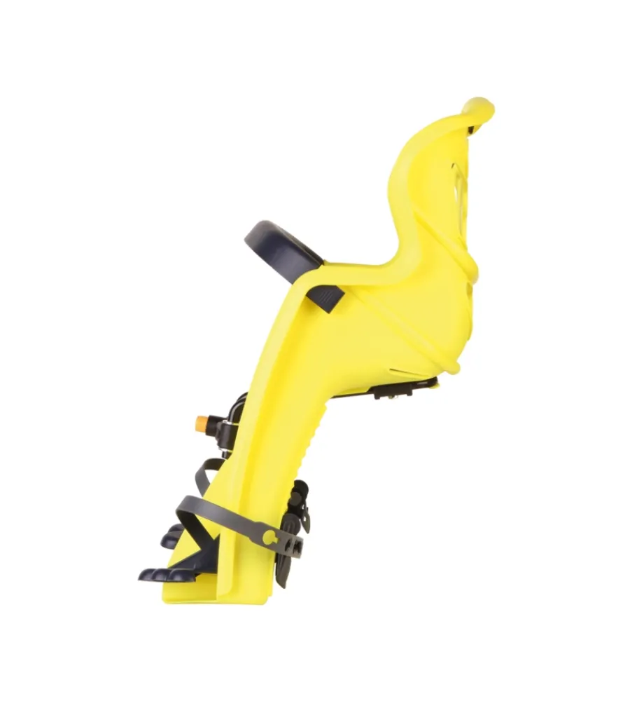 Seggiolino per bici anteriore bellelli "tatoo plus" giallo, portata massima 15 kg> New