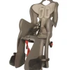 Seggiolino per bici posteriore bellelli "b-one luxe" attacco al portapacchi con cuscino grigio scuro, portata massima 22 kg> New