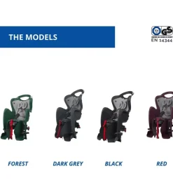 Seggiolino posteriore per bicicletta bellelli "mr fox " luxe easy dream forest , portata massima 22 kg> Sale