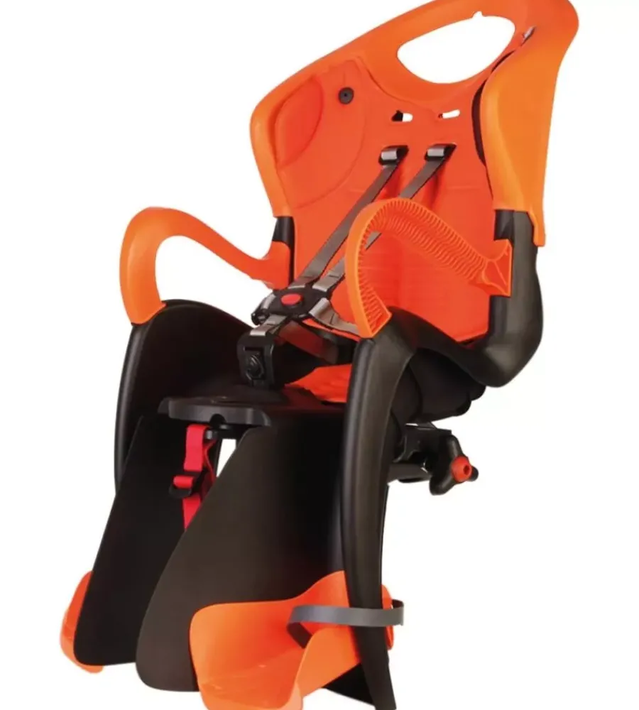 Seggiolino posteriore per bicletta bellelli "tiger clamp" grey/orange, portata massima 22 kg> Hot
