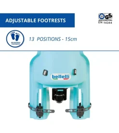 Seggiolino posteriore per bicicletta bellelli 